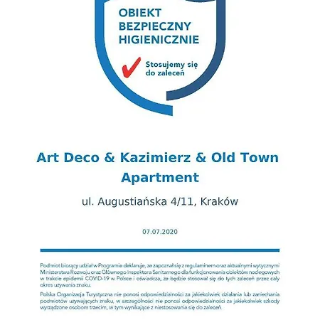 Apartment Art Deco & Kazimierz & Old Town *